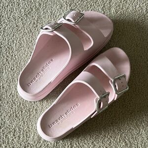 J/SLIDES Pink Sandals Foam Comfort Design